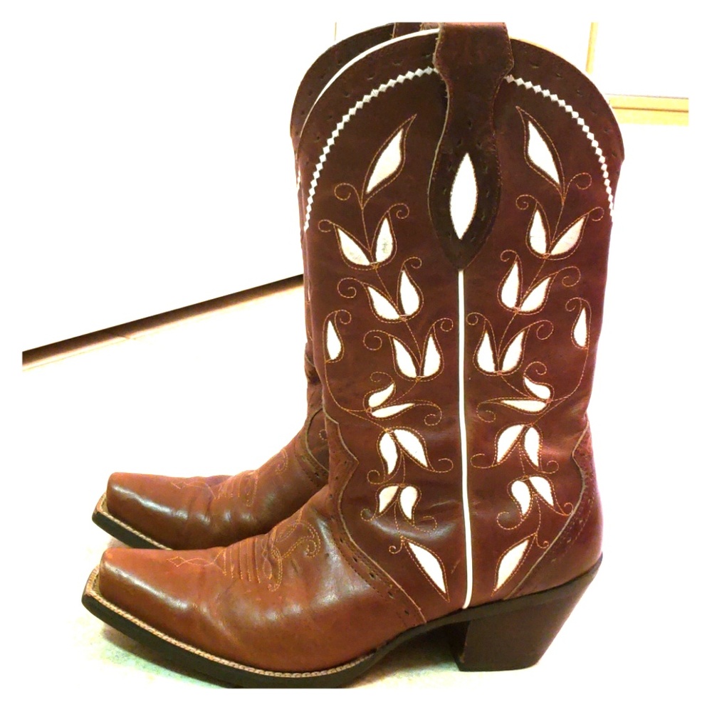Ariat embroidered boots